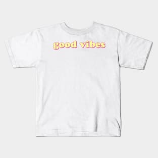 Good Vibes Pink Lemonade Kids T-Shirt